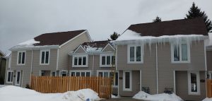 a picture of a snow covered condo